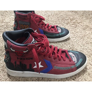 Converse x ChinaTown Market Pro Leather Hi Chicago Bulls Men 10 Sneakers 171241C